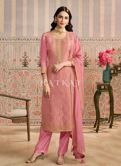 Buy Pink Salwar Kameez