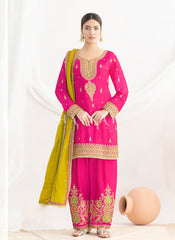 Shop Rani Pink Farshi Salwar Suit