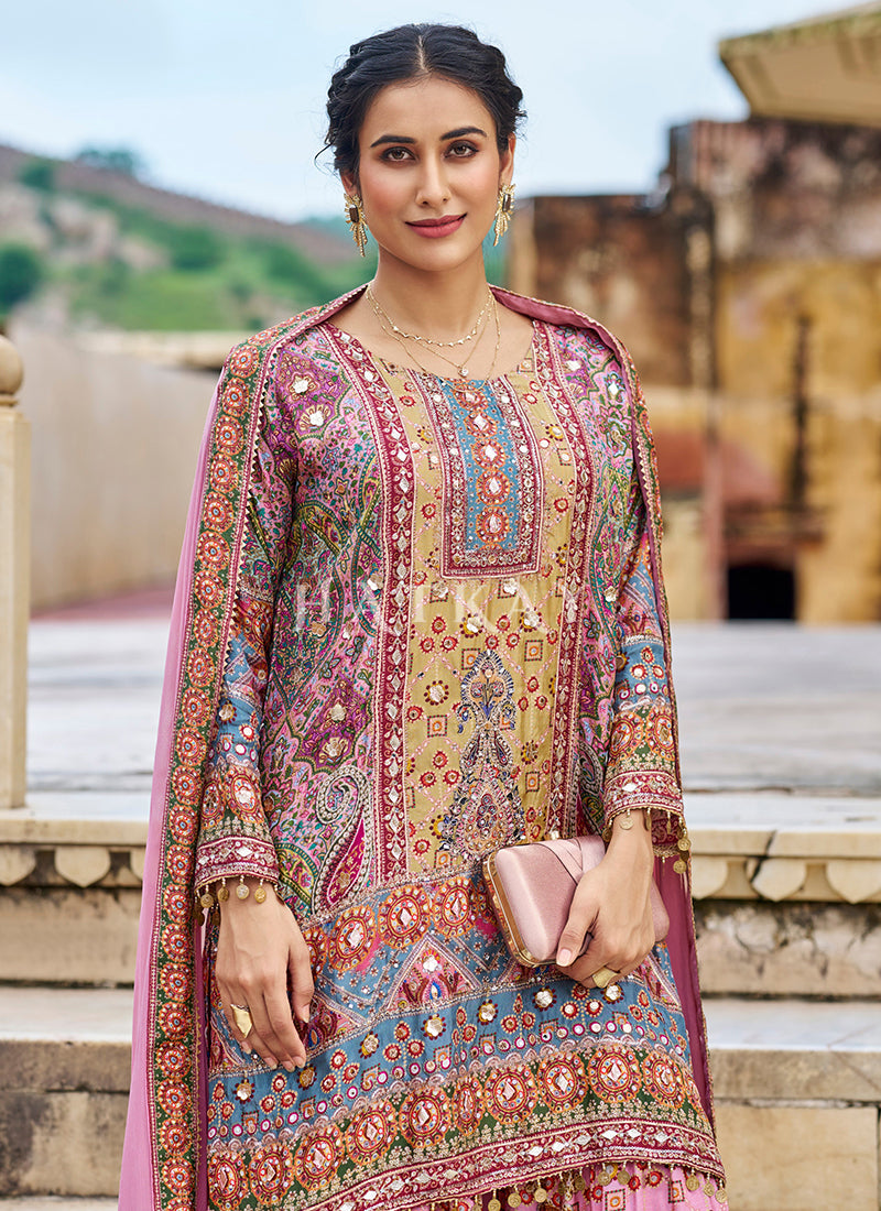 Buy Sharara Style Palazzo Suit