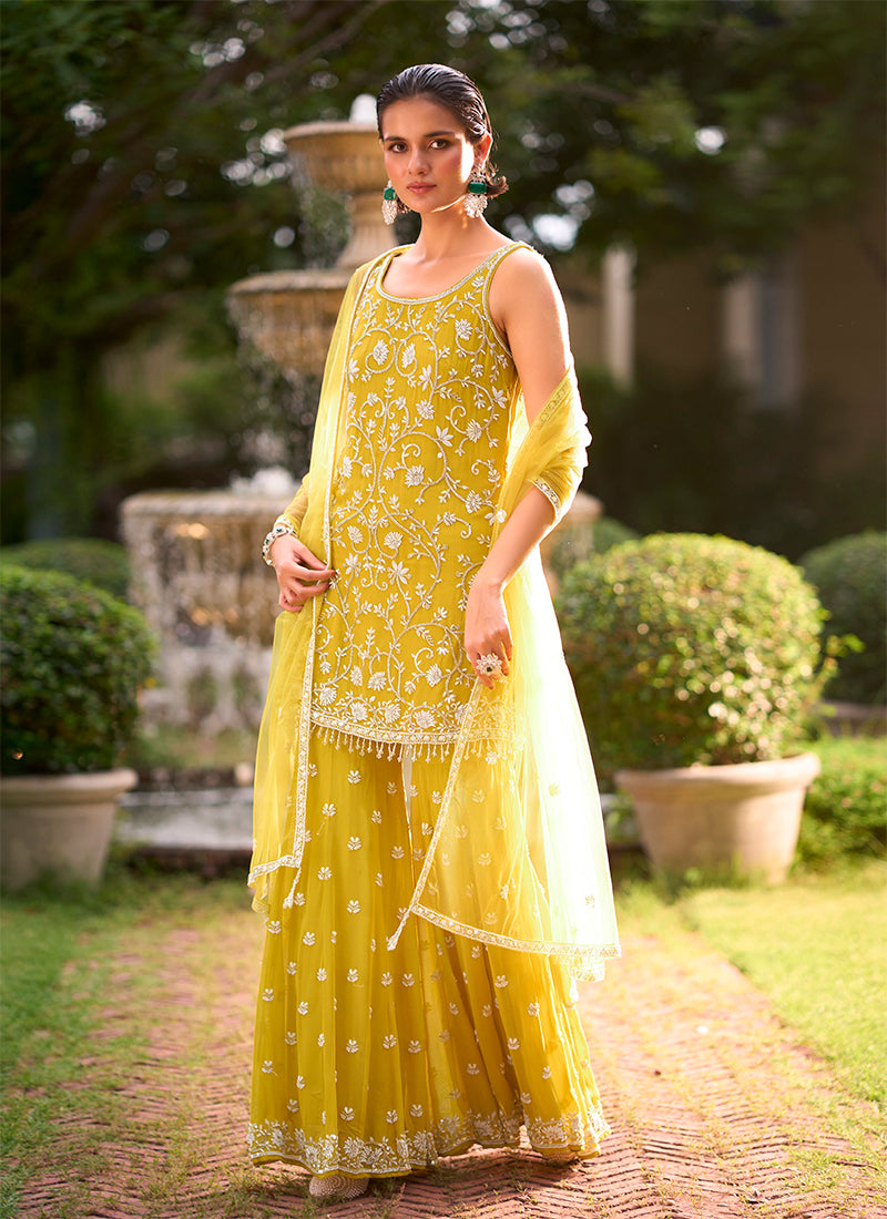Buy Sharara Suit for Women with Latest Designs | Hatkay