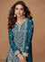 Buy Turquoise Wedding Sharara Suit In Germany