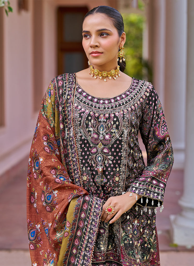 Buy Sharara Style Suit
