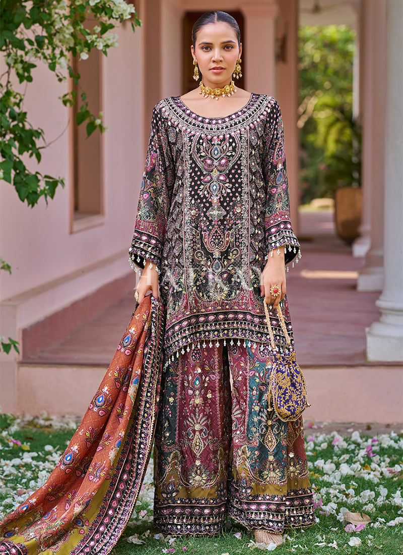 Buy Sharara Style Suit In USA