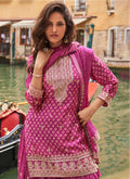 Buy Purple Sharara Suit In USA
