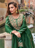 Buy Green Sharara Suit In UK