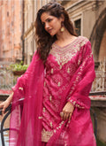 Buy Magenta Pink Bollywood Sharara Suit