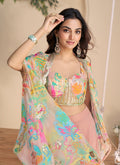 Buy Wonderfull Peach Sharara Set In Canada
