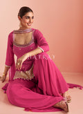Buy Rani Pink Bollywood Sharara Suit