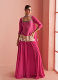 Buy Pink Sharara Suit Online