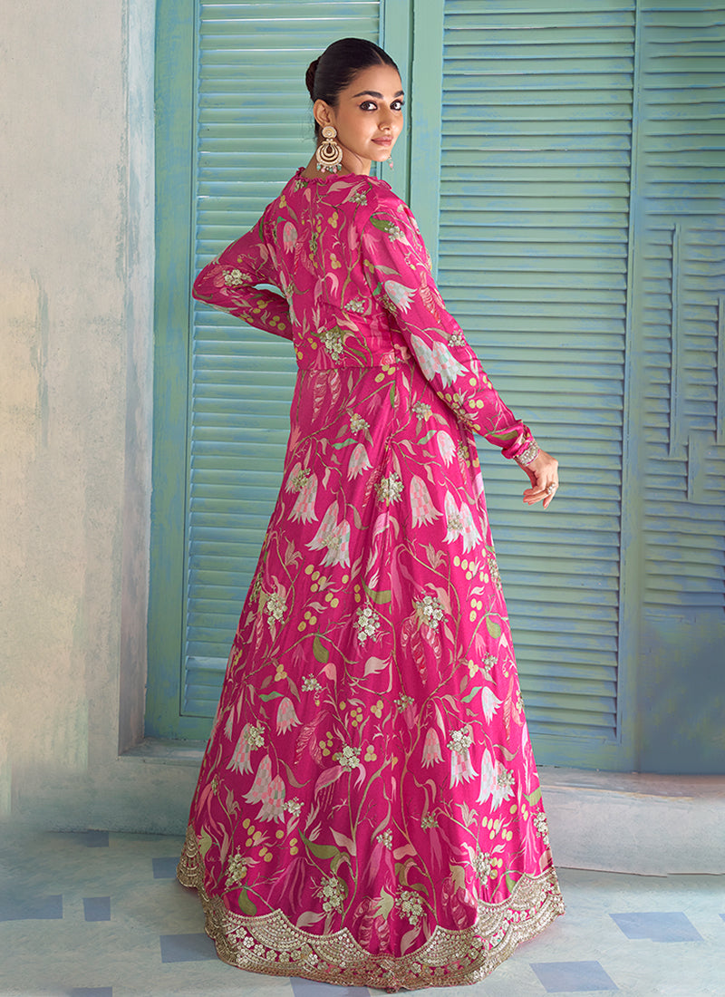 Buy Hot Pink Sharara Suit In Australia