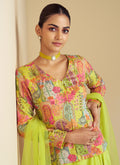 Green Sharara Suit