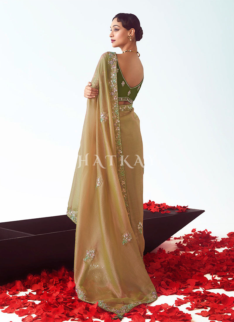 Shop Stunning Yellow Saree in UK