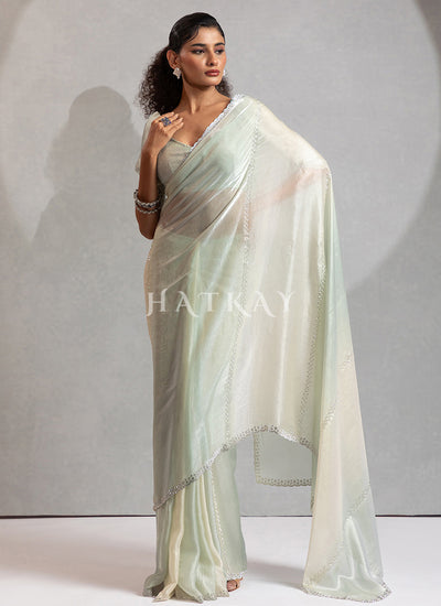 Sea Green Silk Saree 