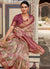 Red Digital Silk Saree