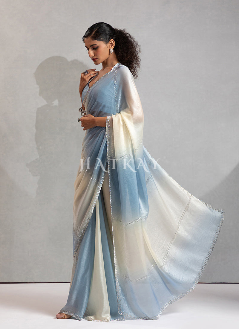 Buy Beautiful Blue Sarees for Weddings 