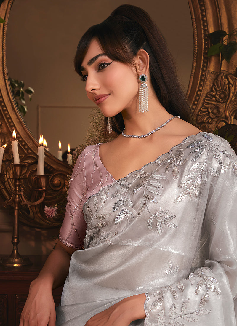 Tissue Silk Sarees For Women Online