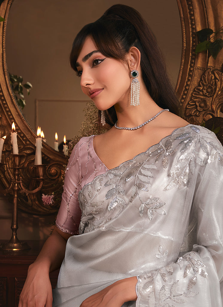 Tissue Silk Sarees For Women Online