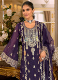 Shop Violet Straight Cut Salwar Suits 