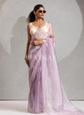 Buy Purple Silk Saree In USA