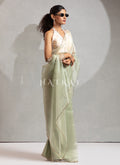 Buy Mint Green Silk Saree In UK