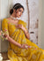 Buy Yellow Wedding Saree And Blouse For Mehendi Function In UK