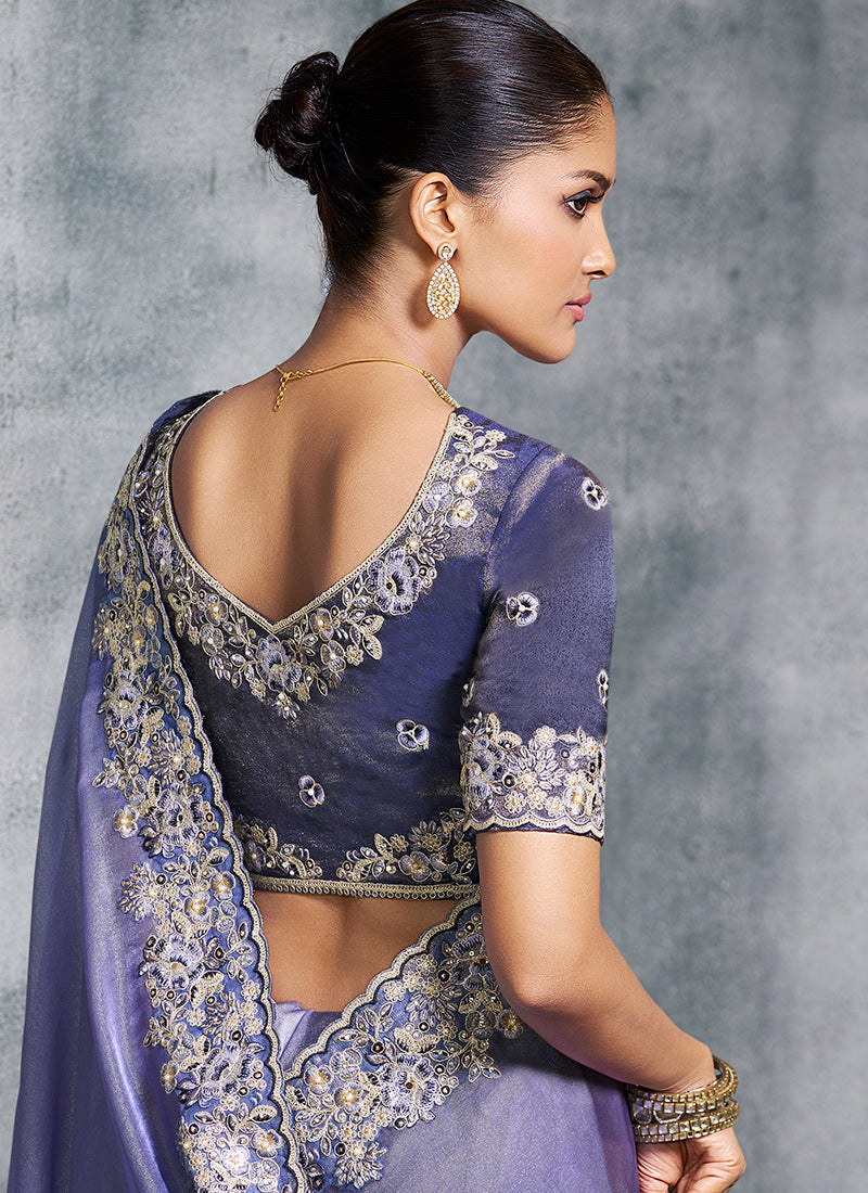 Buy Lavender Sari Online