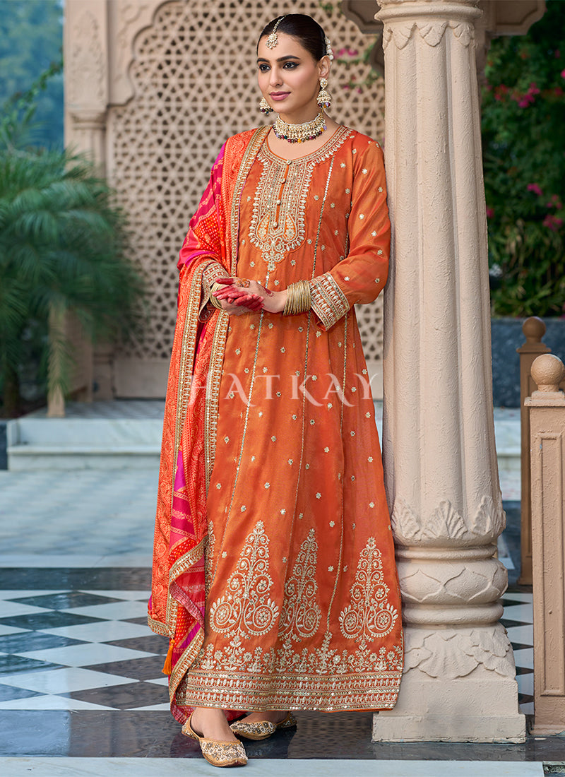 Festive Indian Anarkali