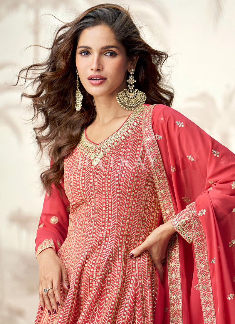 Buy Anarkali Gharara Suit