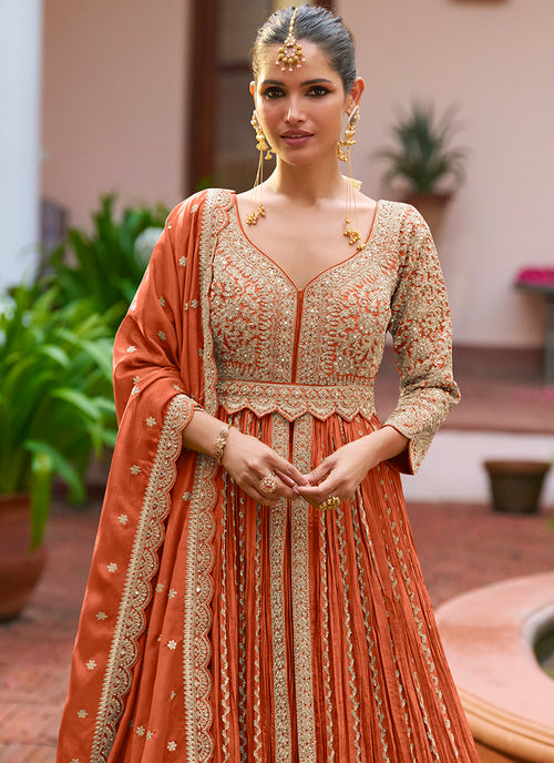 Buy Slit Style Anarkali Online In USA