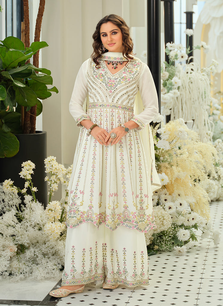 Buy Anarkali Palazzo Suit In USA