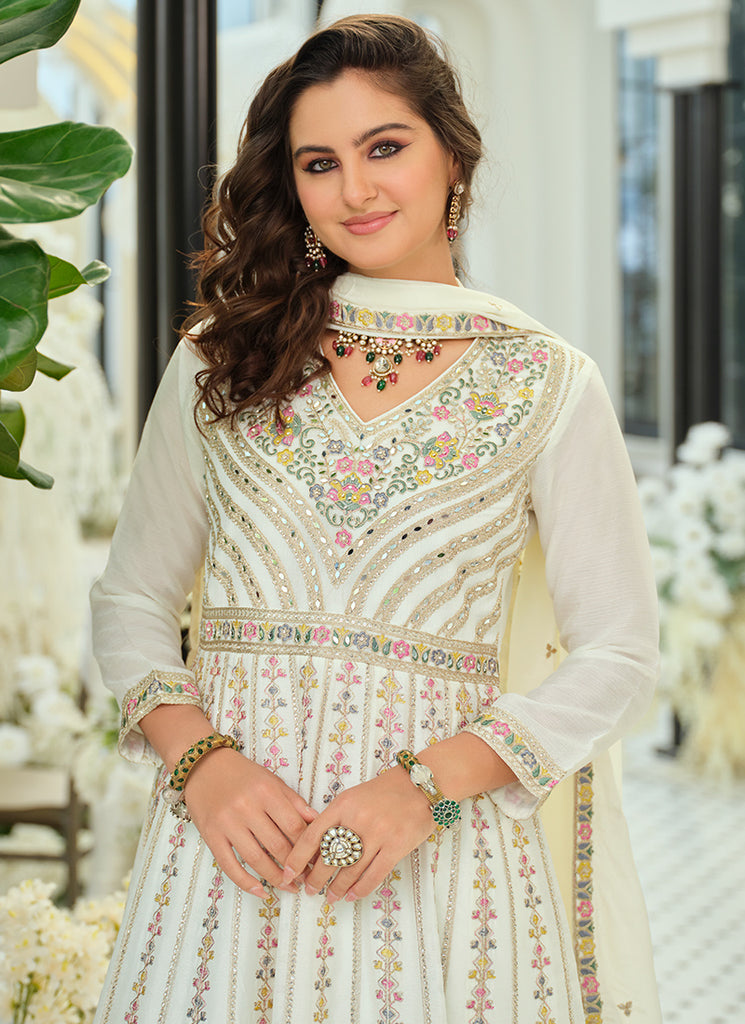 Buy Anarkali Palazzo Suit