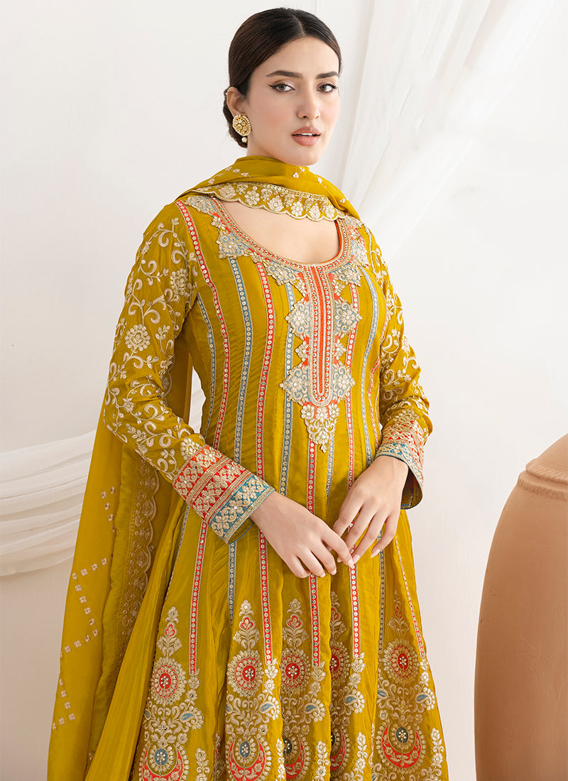 Buy Anarkali Pant Suit
