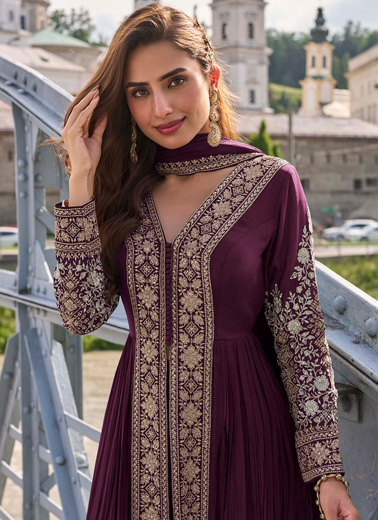 Buy Anarkali Pant Suit