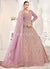 Lavender Designer Anarkali Suit
