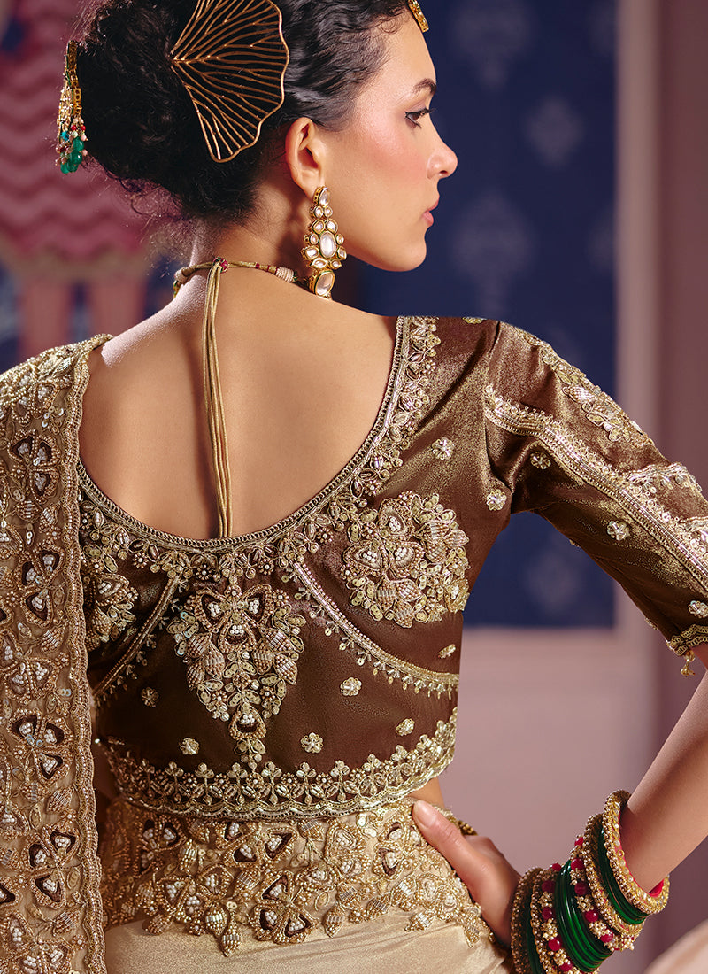 Buy Tissue Silk Saree In USA