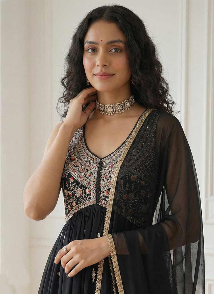 Buy Anarkali Pant Suit In USA