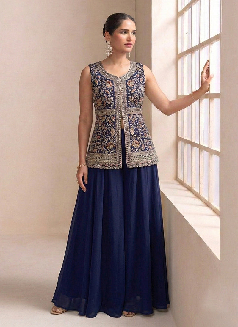 Buy Peplum Palazzo Suit In USA