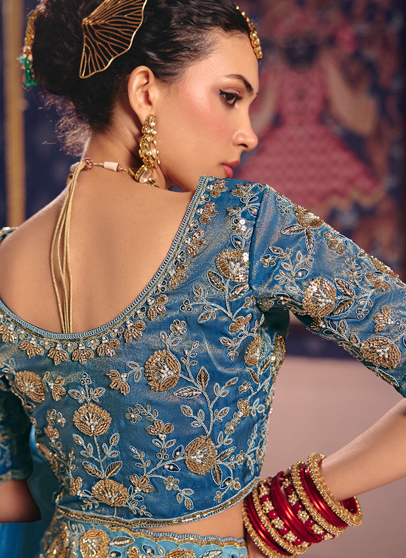 Buy Tissue Silk Saree In USA