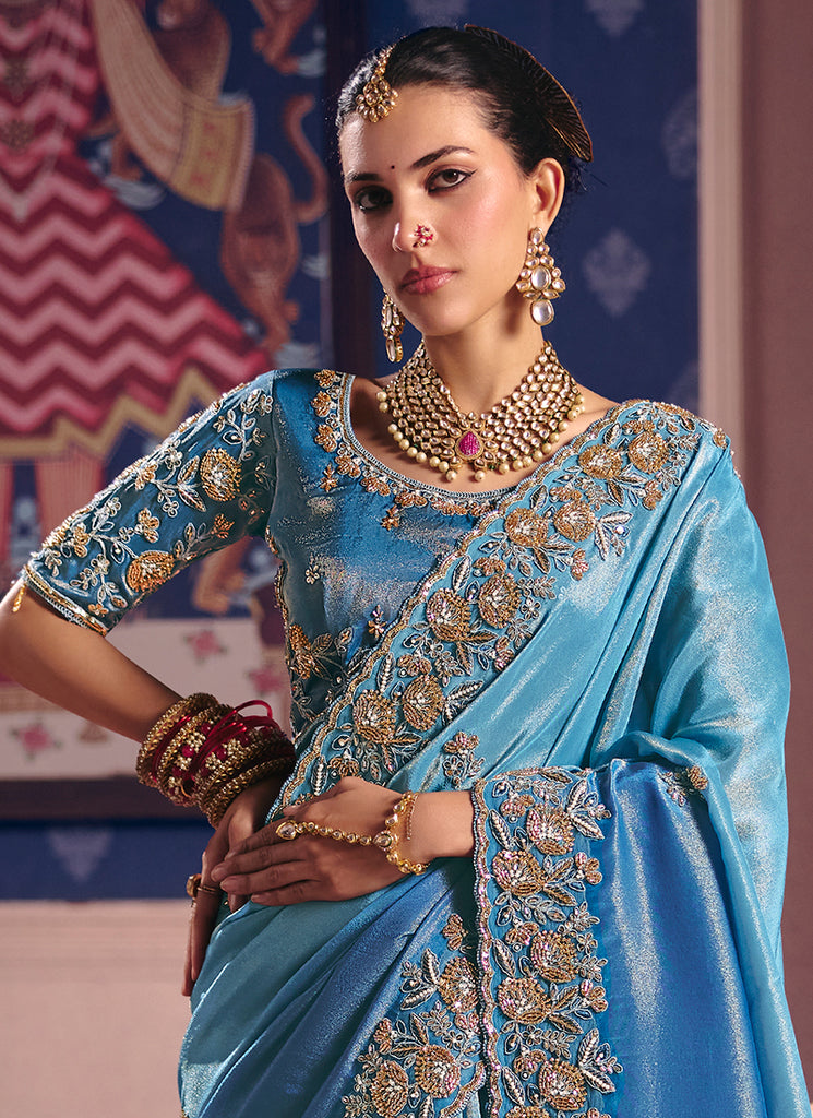 Buy Tissue Silk Saree 