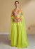 Lime Green Sharara Suit