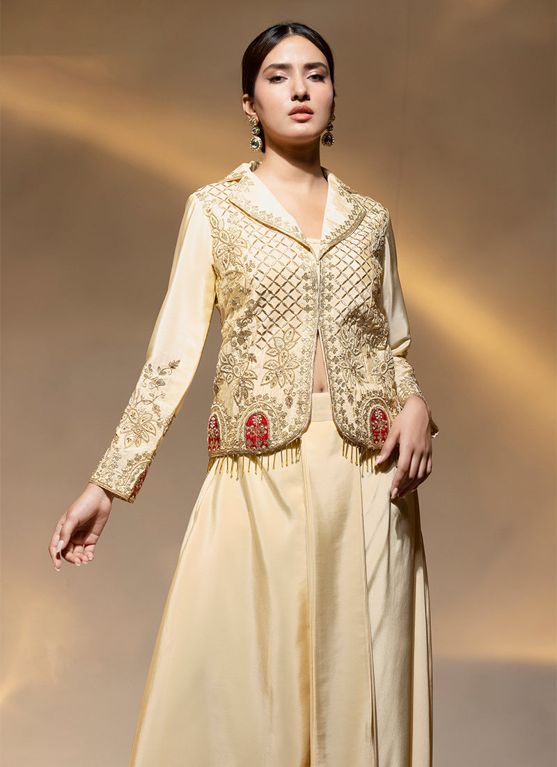 Buy Draped Skirt Co-Ord Set In USA