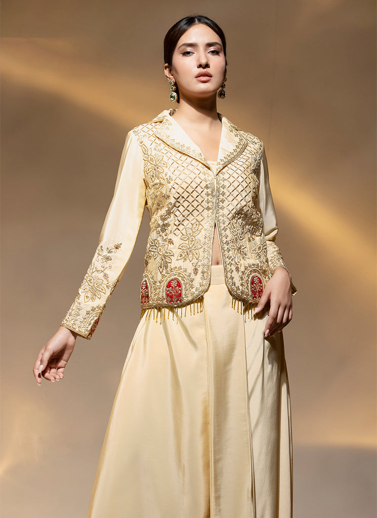 Buy Draped Skirt Co-Ord Set In USA