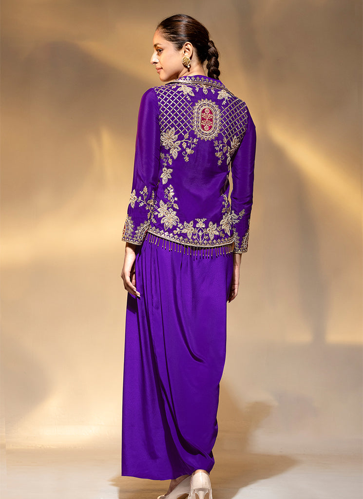 Buy Draped Skirt Co-Ord Set In UK