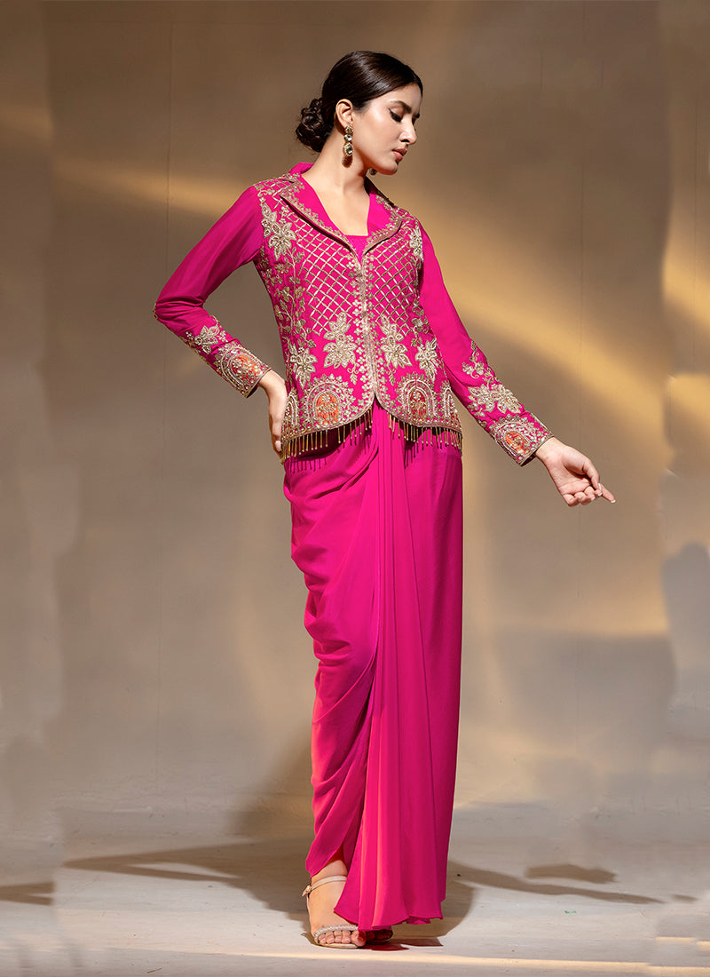 Buy Draped Skirt Co-Ord Set In Canada