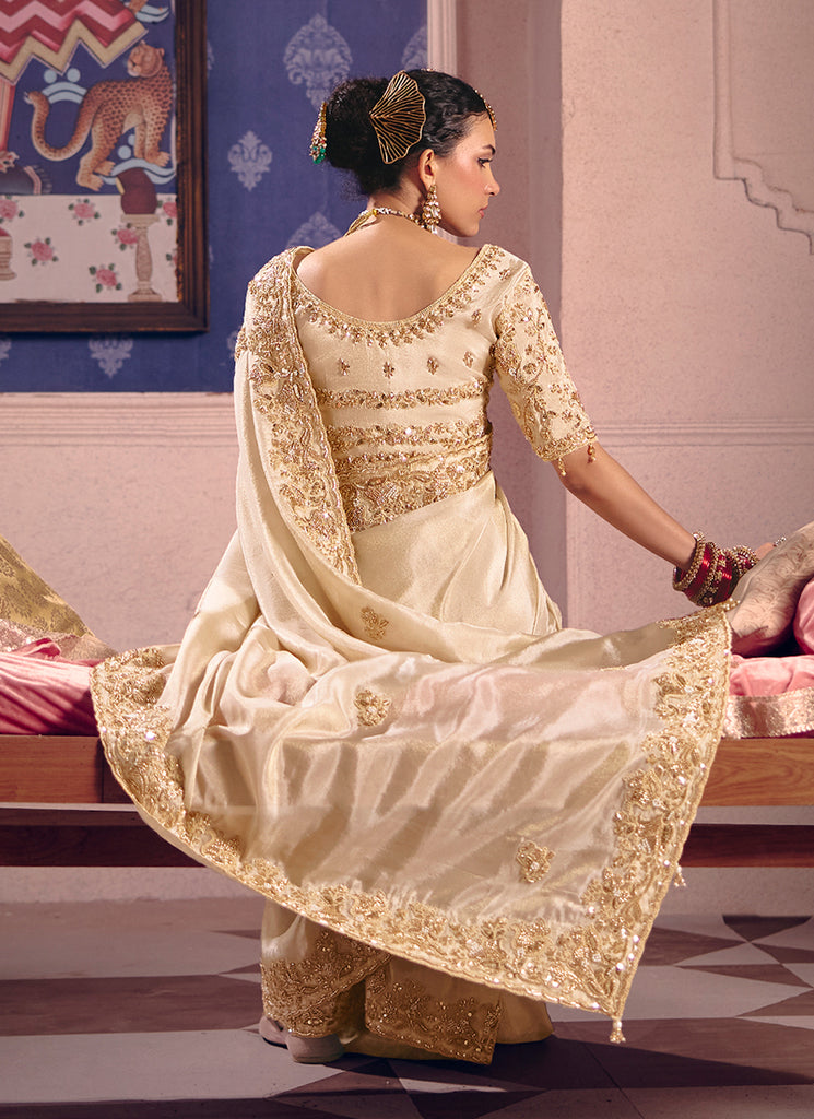 Buy Tissue Silk Saree In UK