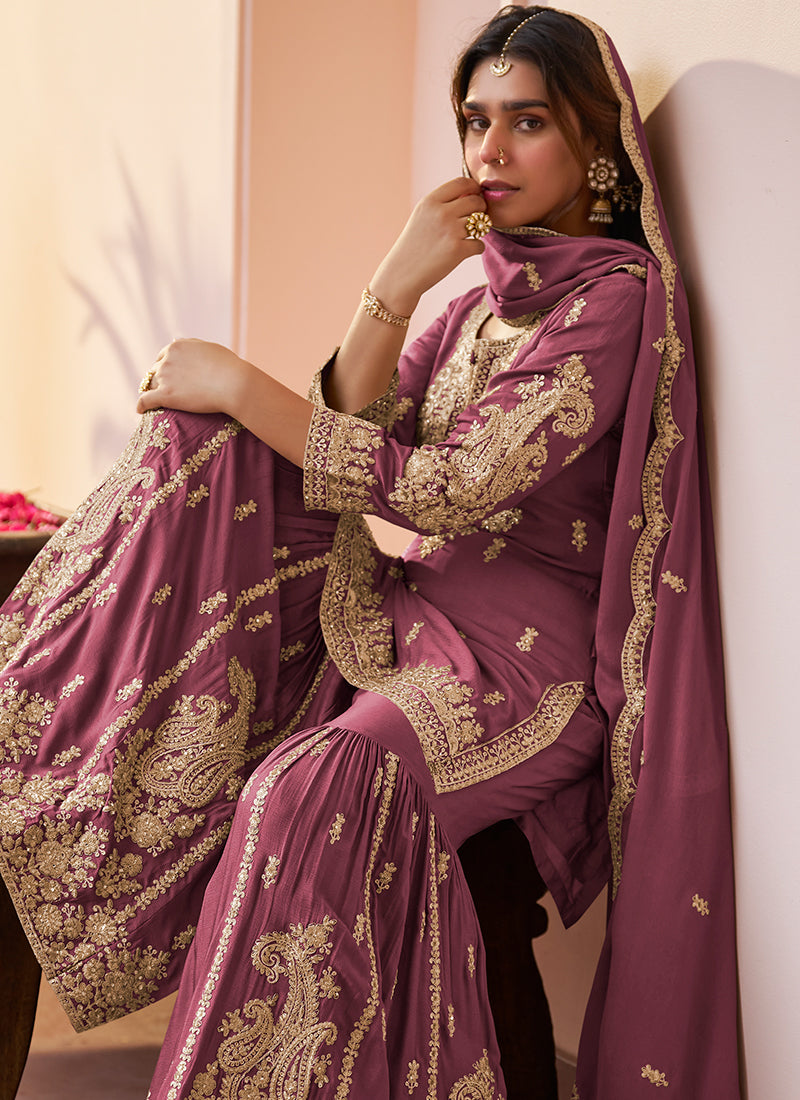 Buy Gharara Style Suit