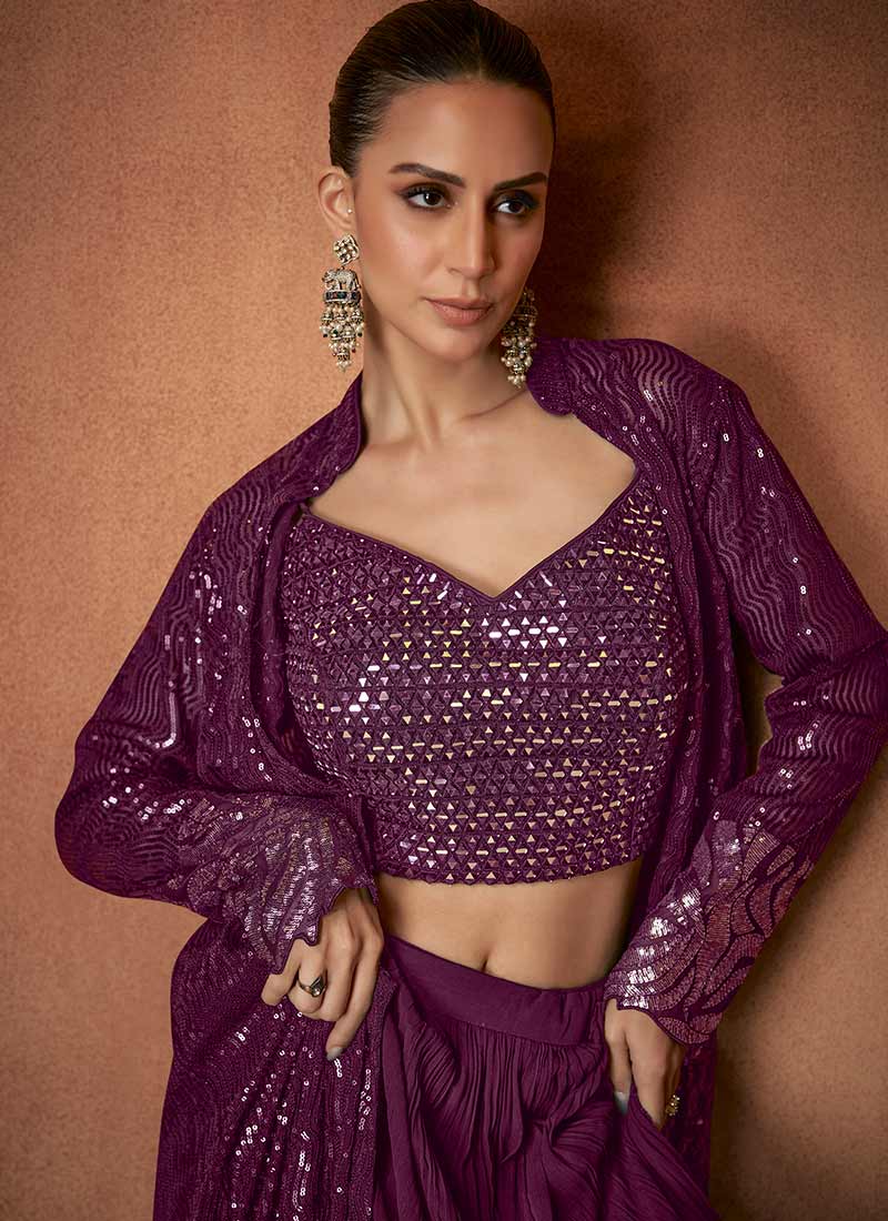 Buy Jacket Style Lehenga