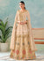 Cream Beige Multi Embroidery Lehenga Kurti