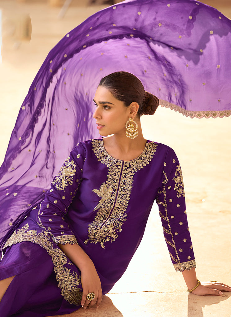 Buy Dhoti Style Pant Suit 