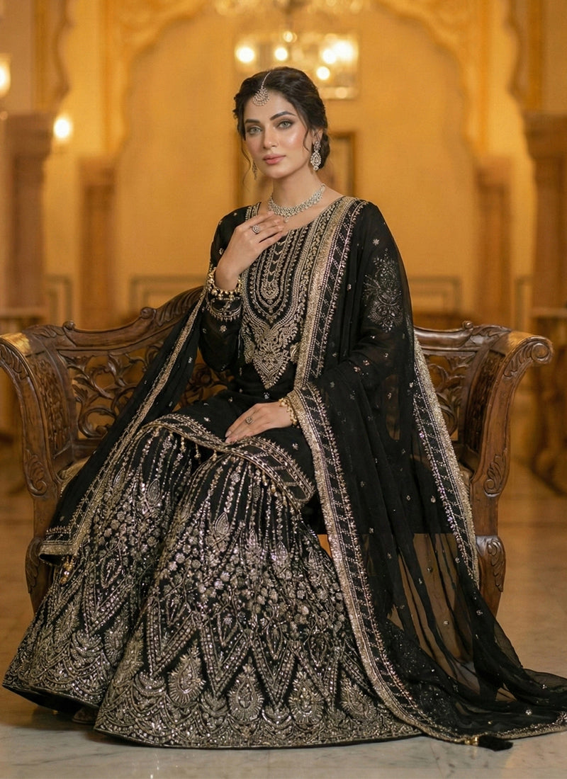 Buy Gharara Style Suit In UK